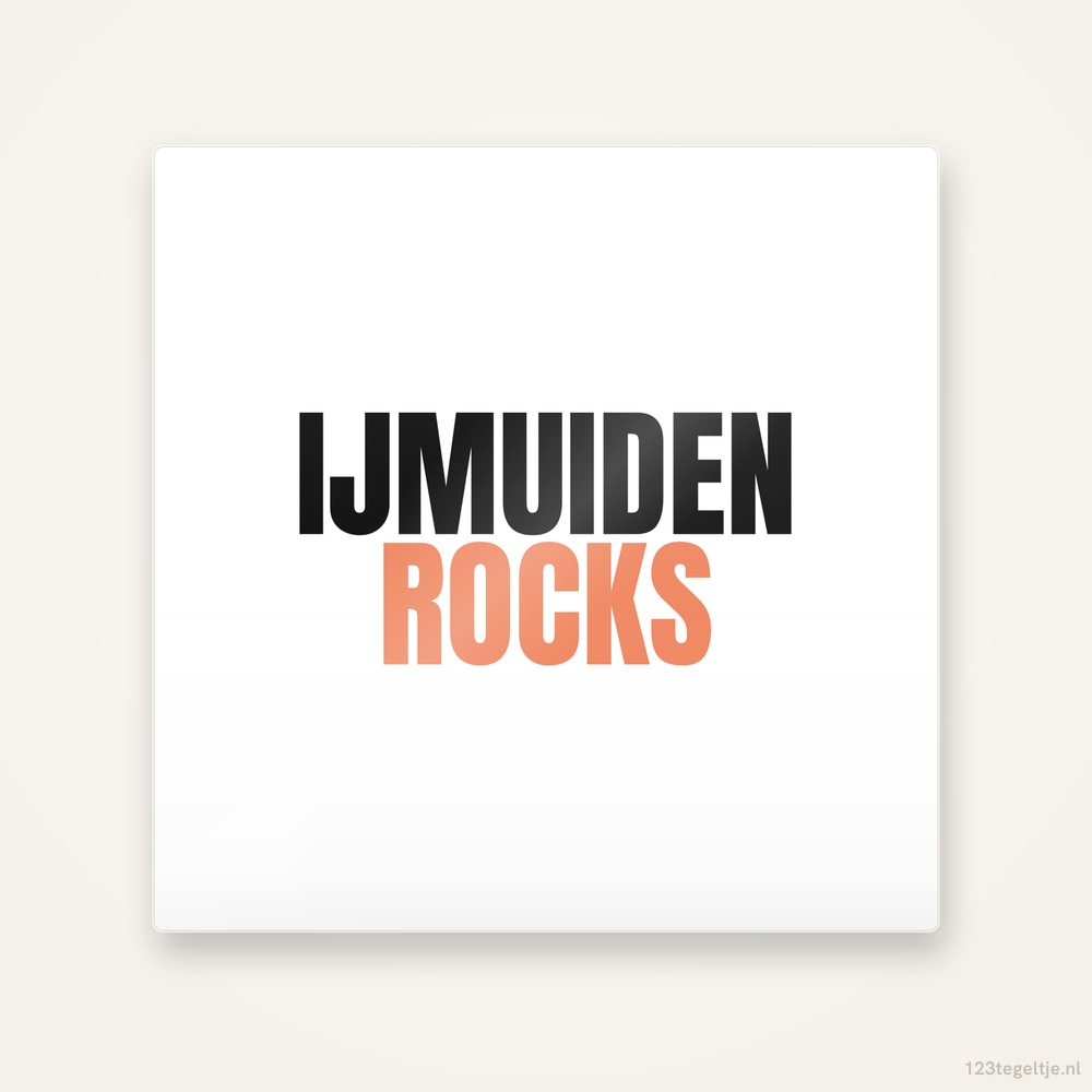 Tegeltje IJmuiden Rocks