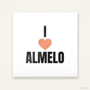 Tegeltje I love Almelo