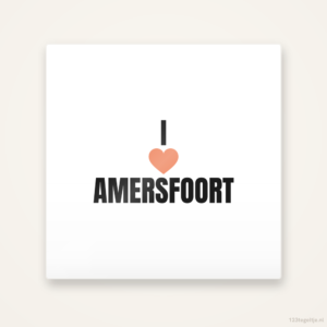 Tegeltje I love Amersfoort