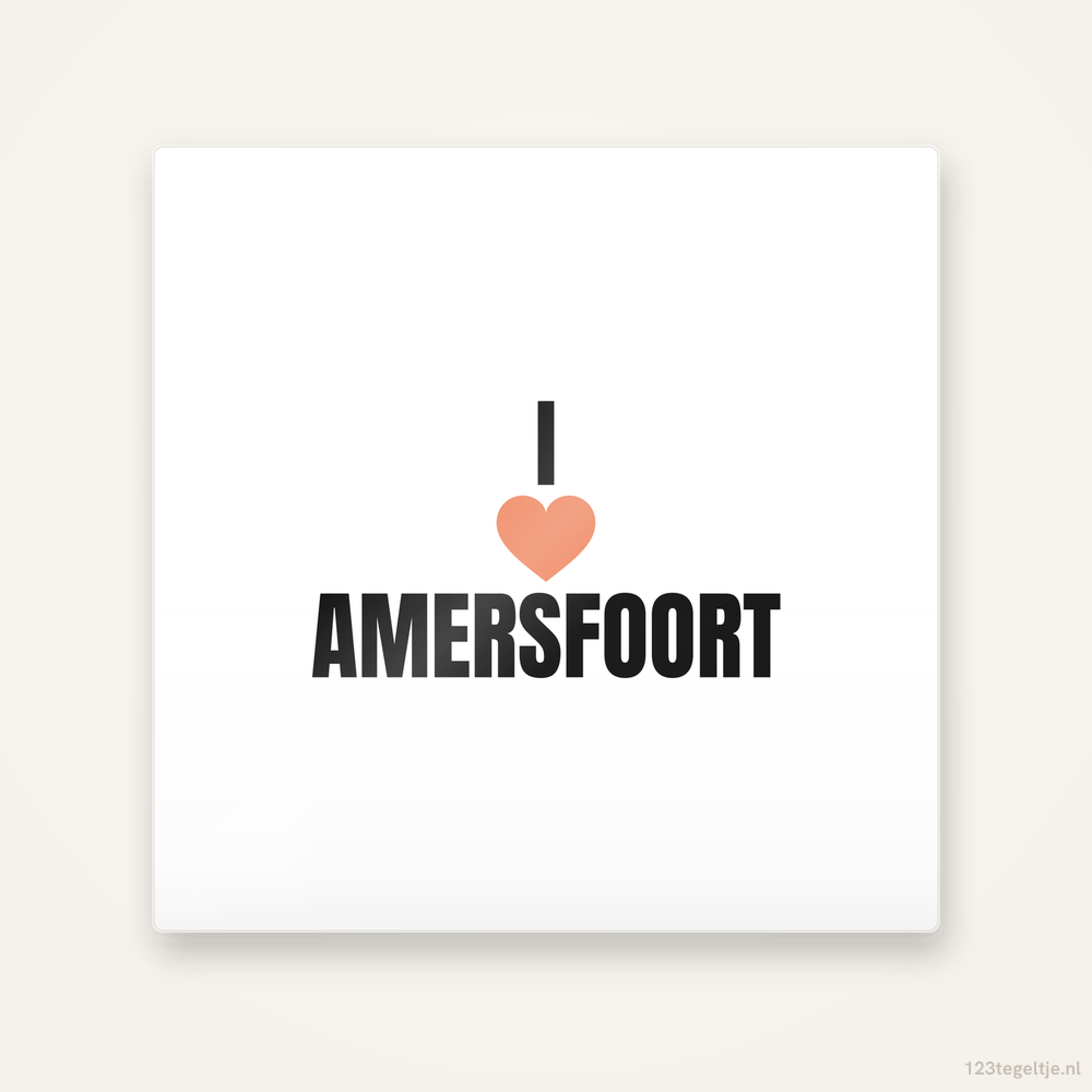 Tegeltje I love Amersfoort