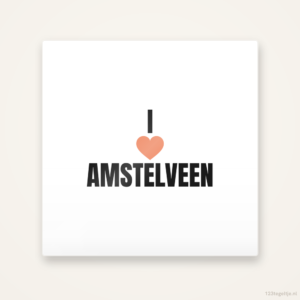 Tegeltje I love Amstelveen