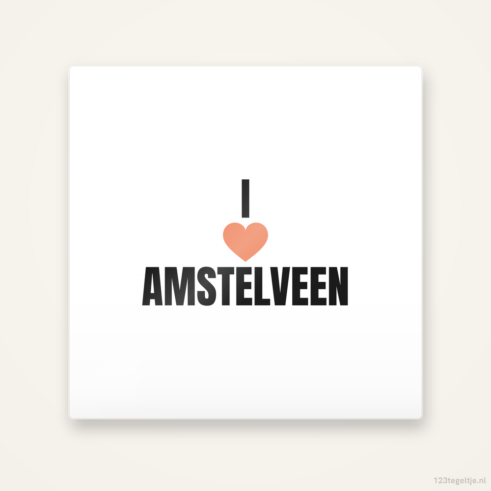 Tegeltje I love Amstelveen