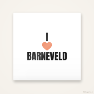 Tegeltje I love Barneveld