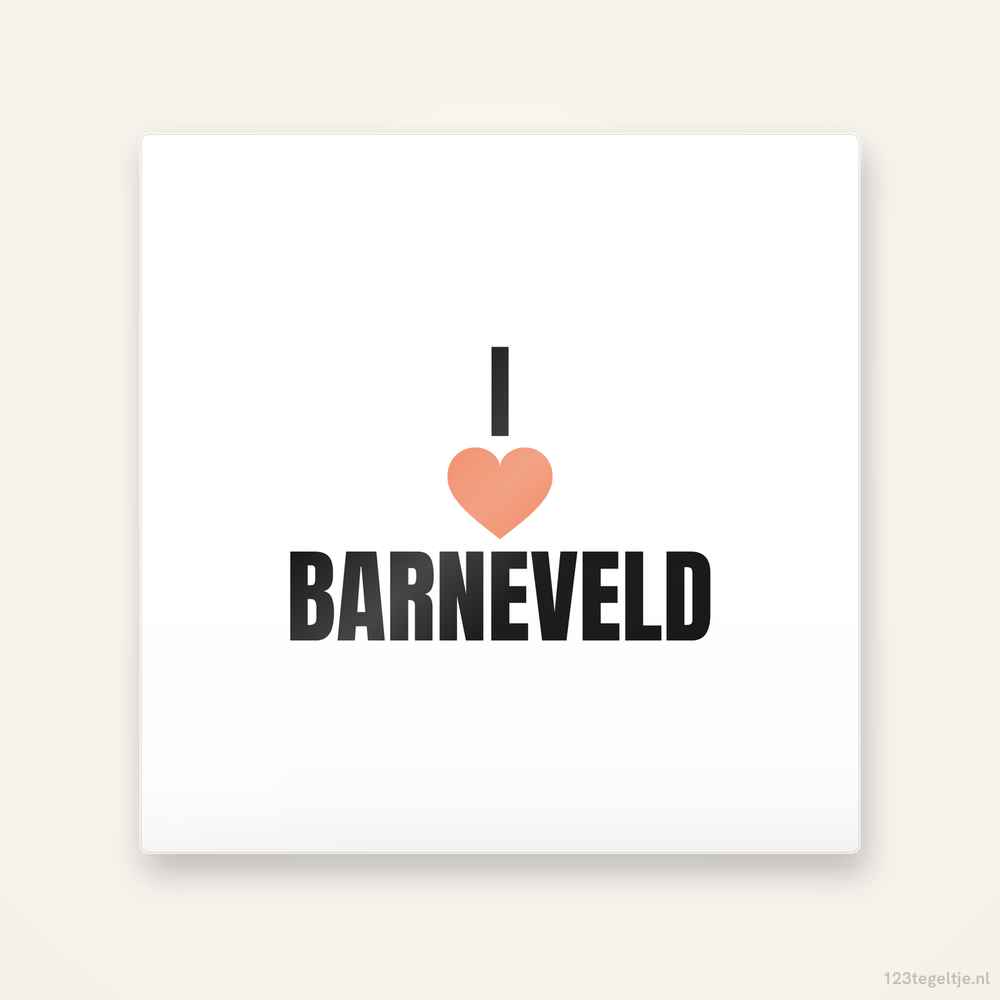 Tegeltje I love Barneveld