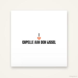 Tegeltje I love Capelle aan den IJssel
