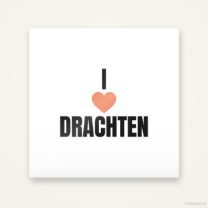 Tegeltje I love Drachten
