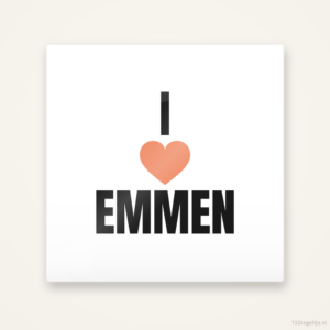 Tegeltje I love Emmen