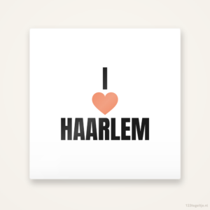 Tegeltje I love Haarlem