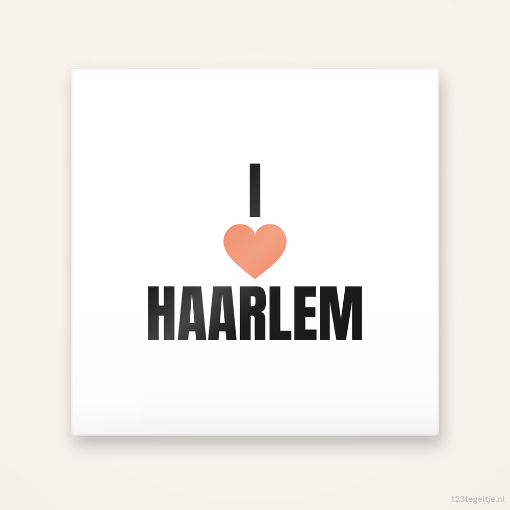 Tegeltje I love Haarlem