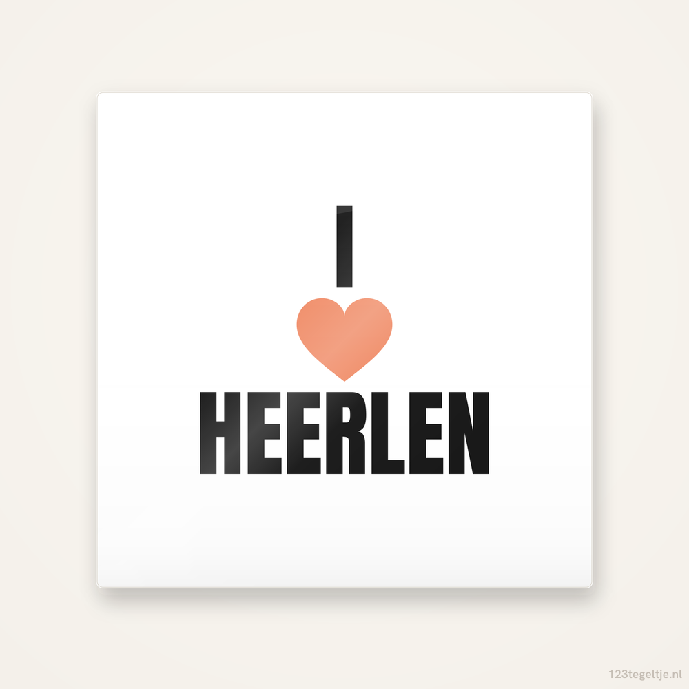 Tegeltje I love Heerlen