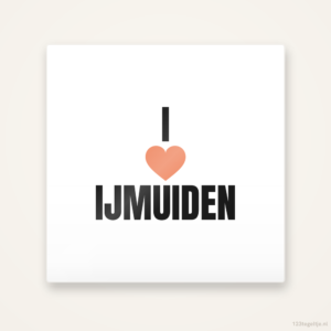 Tegeltje I love IJmuiden