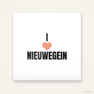 Tegeltje I love Nieuwegein