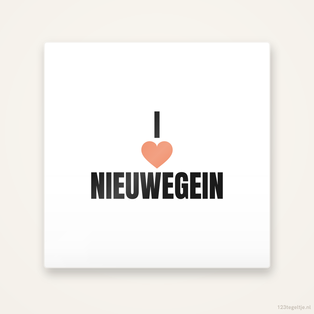 Tegeltje I love Nieuwegein