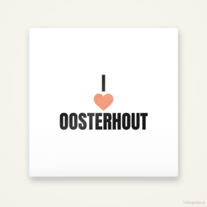 Tegeltje I love Oosterhout