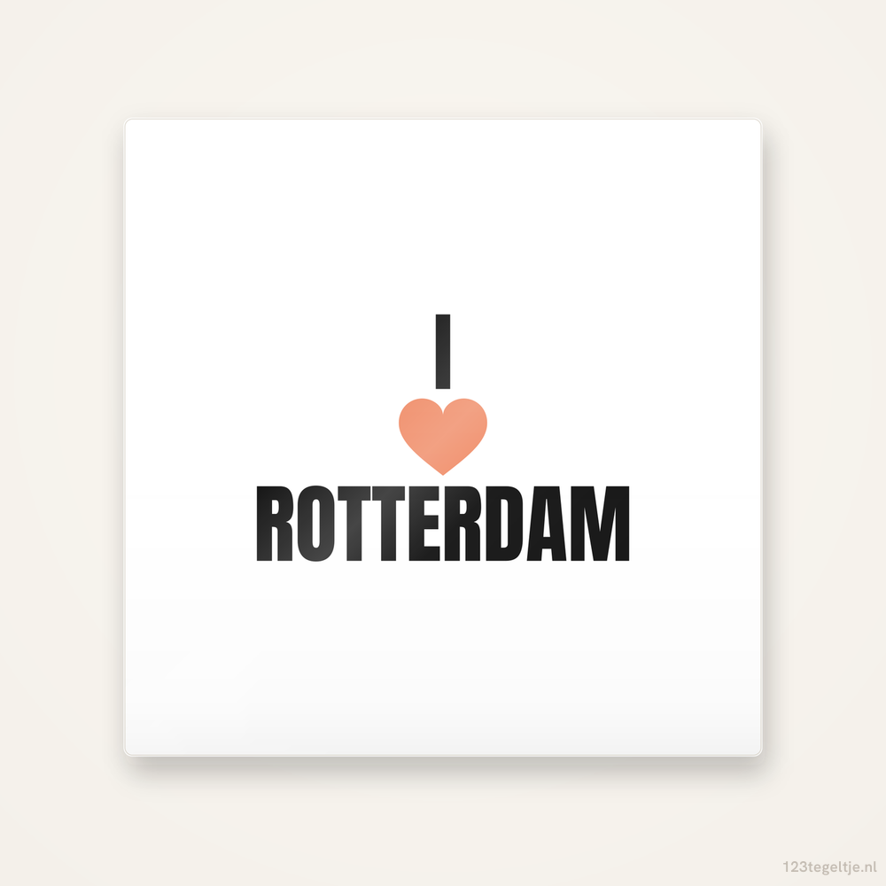 Tegeltje I love Rotterdam