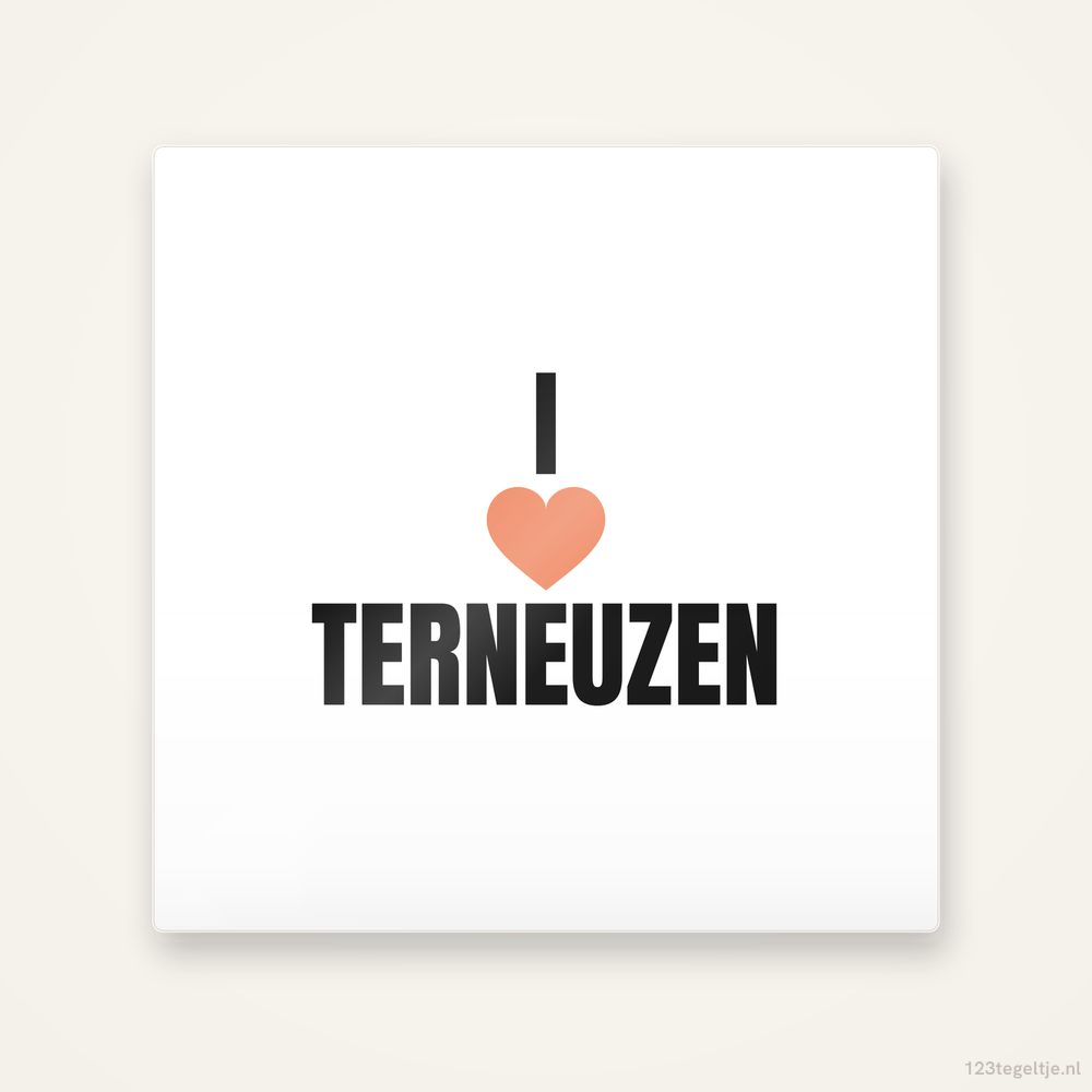 Tegeltje I love Terneuzen