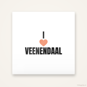 Tegeltje I love Veenendaal