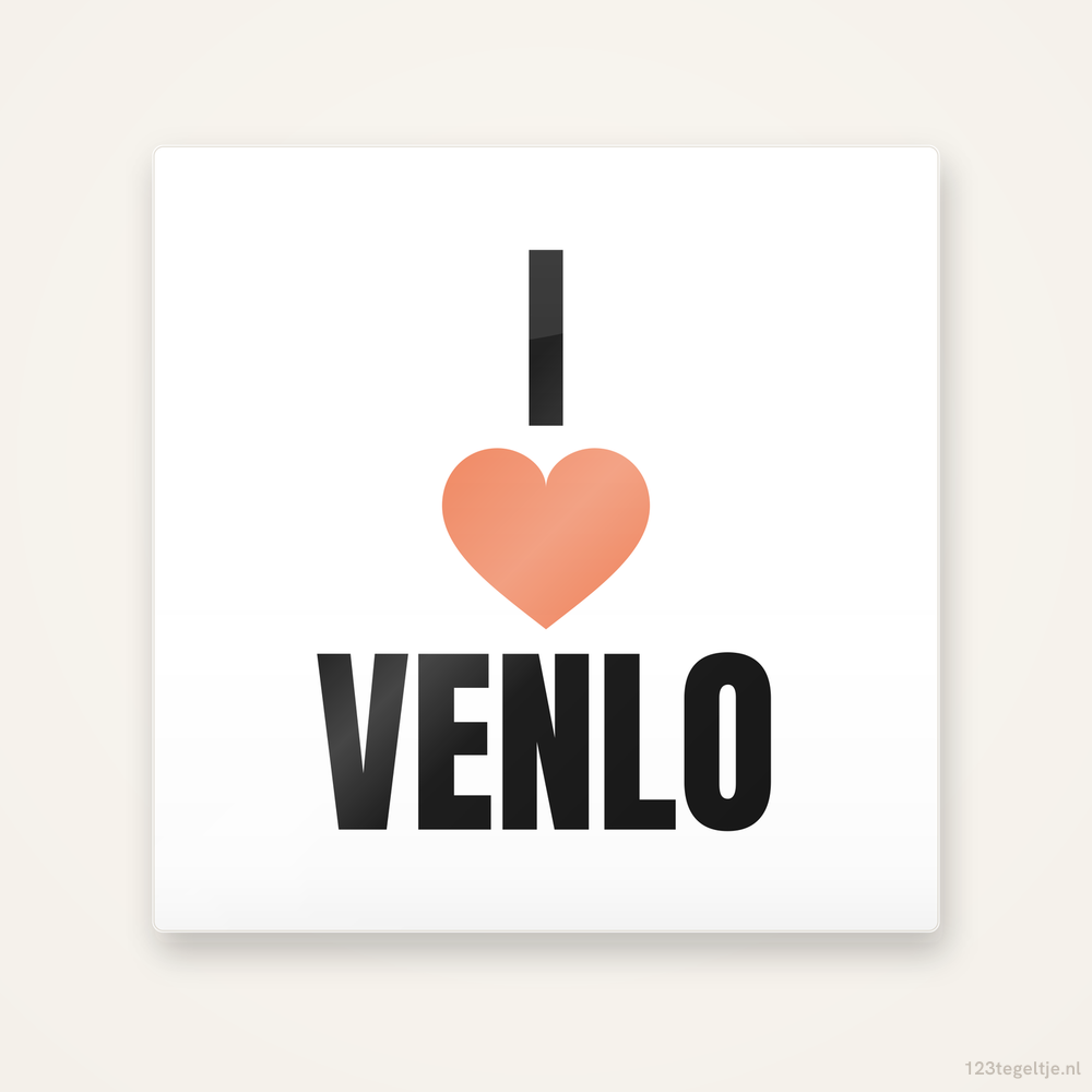 Tegeltje I love Venlo