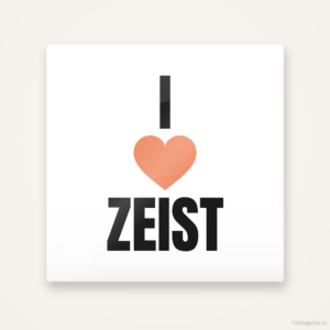 Tegeltje I love Zeist