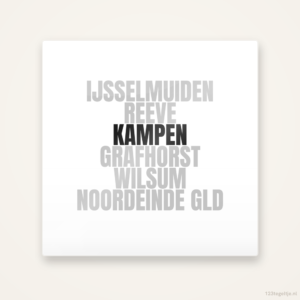 Tegeltje Kampen en omgeving