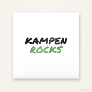 Tegeltje Kampen Rocks handletter