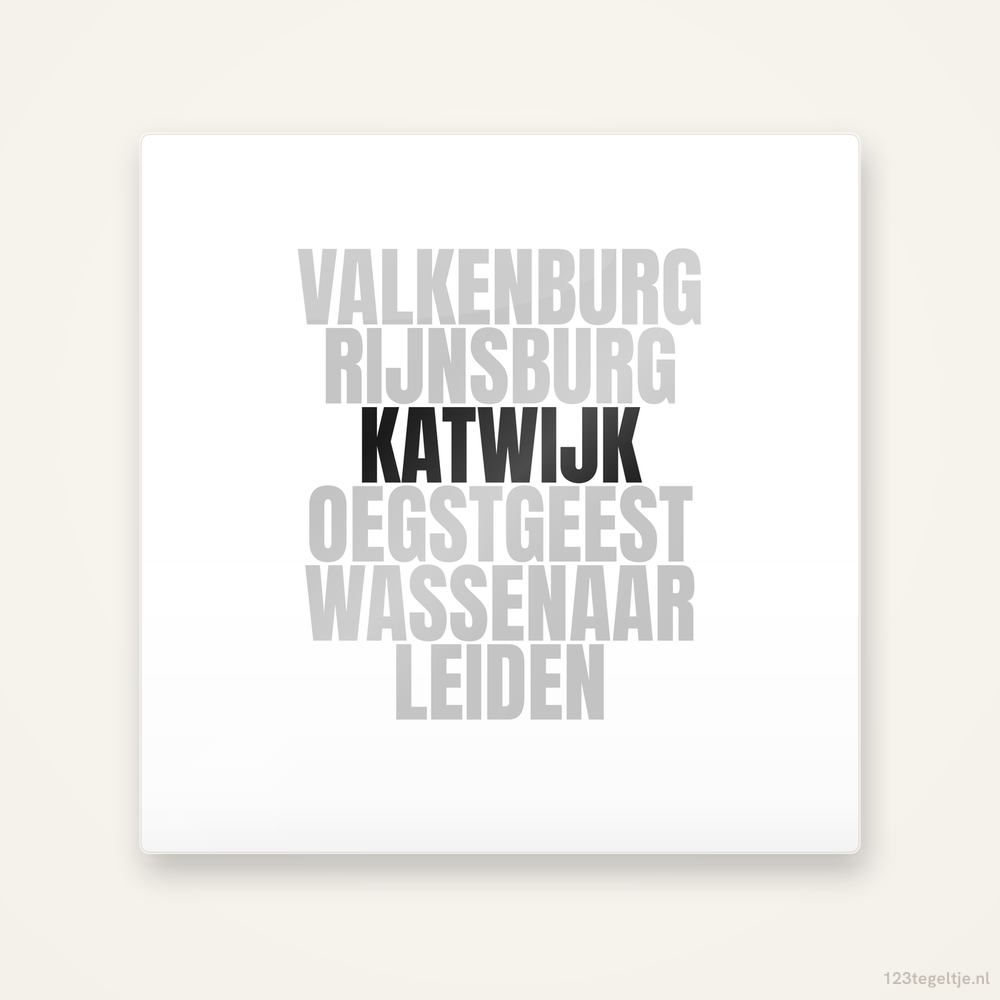 Tegeltje Katwijk en omgeving