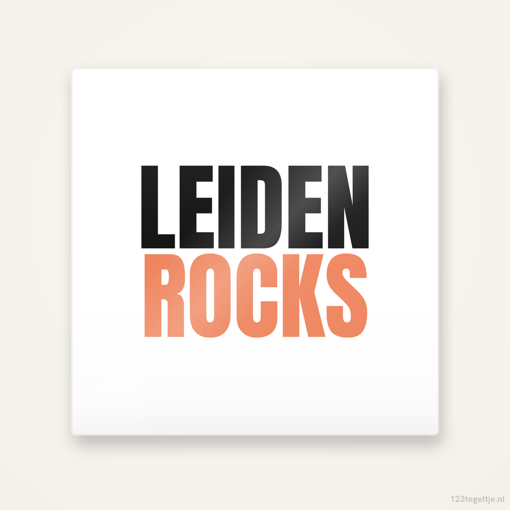 Tegeltje Leiden Rocks