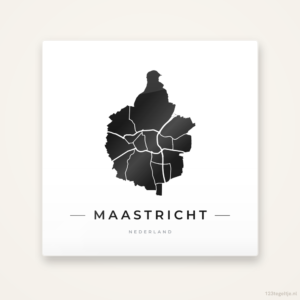 Tegeltje Maastricht silhouet