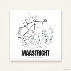 Tegeltje Maastricht stadskaart