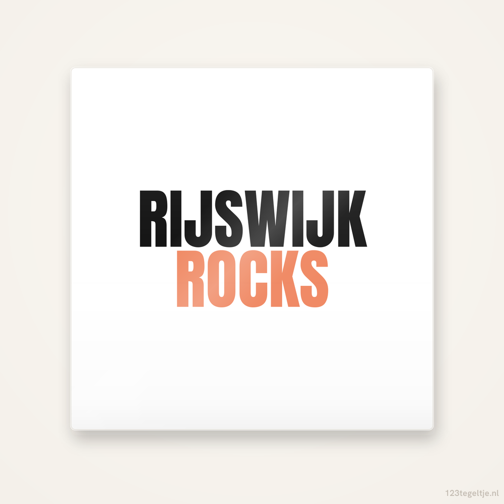 Tegeltje Rijswijk Rocks