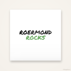 Tegeltje Roermond Rocks handletter