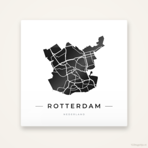 Tegeltje Rotterdam silhouet