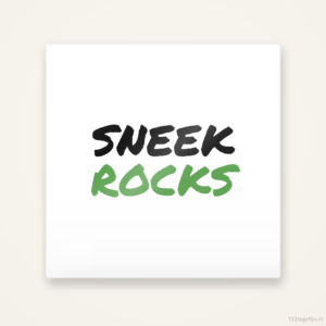 Tegeltje Sneek Rocks handletter