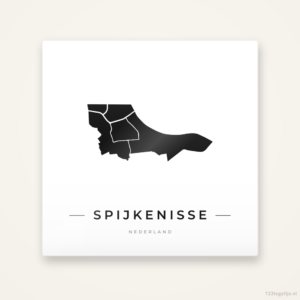 Tegeltje Spijkenisse silhouet