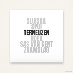 Tegeltje Terneuzen en omgeving