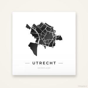 Tegeltje Utrecht silhouet