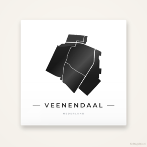 Tegeltje Veenendaal silhouet