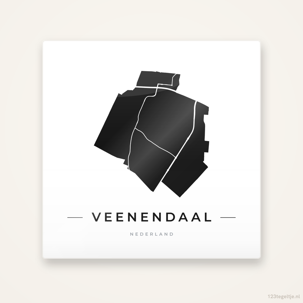 Tegeltje Veenendaal silhouet