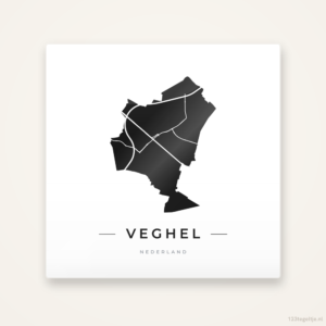 Tegeltje Veghel silhouet
