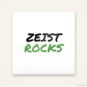 Tegeltje Zeist Rocks handletter